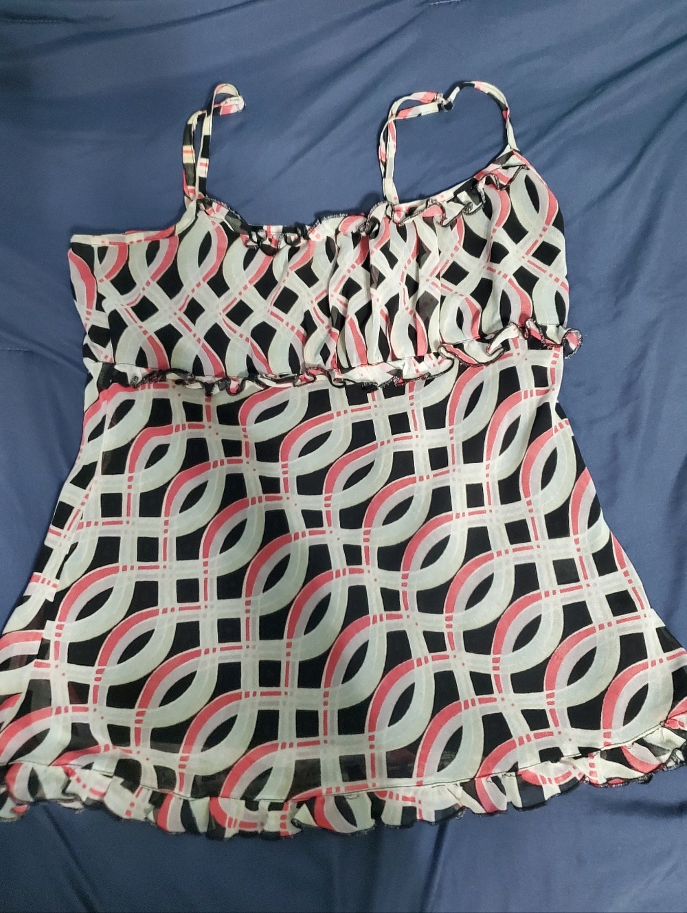 METROSTYLE Lined Top, Size 12
